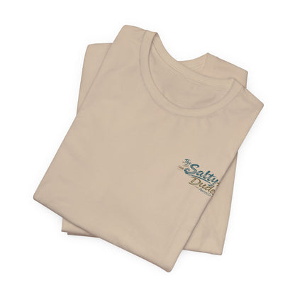 Salty Shark Tee | Shark Graphic T-Shirt, Coastal Beach Design