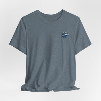 Wave Hunter Surf T‑Shirt — Tropical Surfing Graphic Tee ("Wave Hunter")
