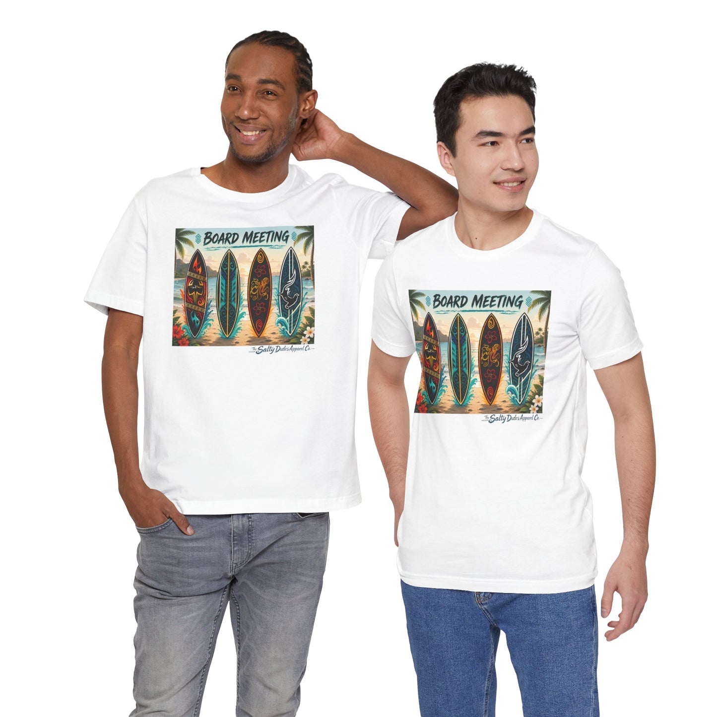 Board Meeting Surfboard Tee – Vintage Beach Surf T‑Shirt