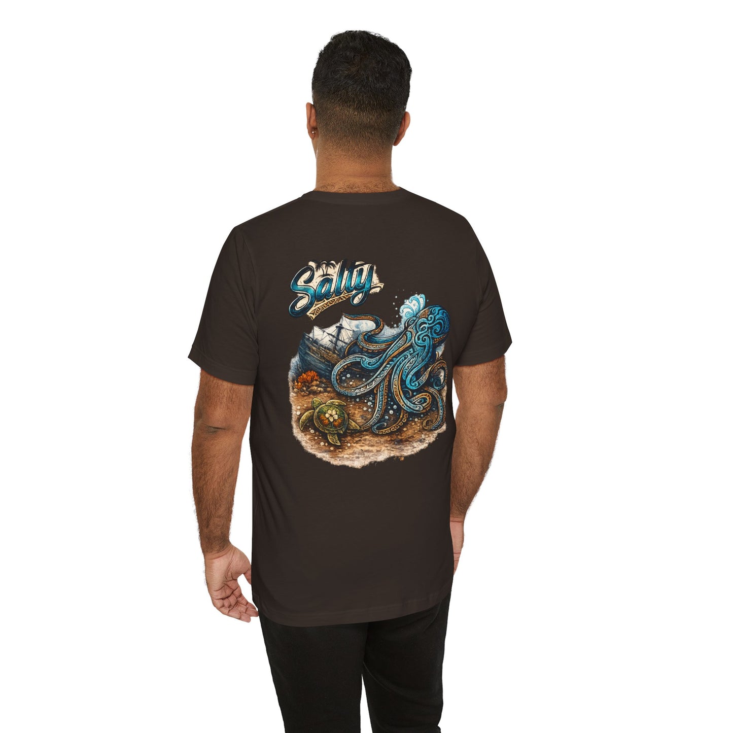 Salty Octopus Shipwreck T-Shirt | Nautical Sea Creature Tee