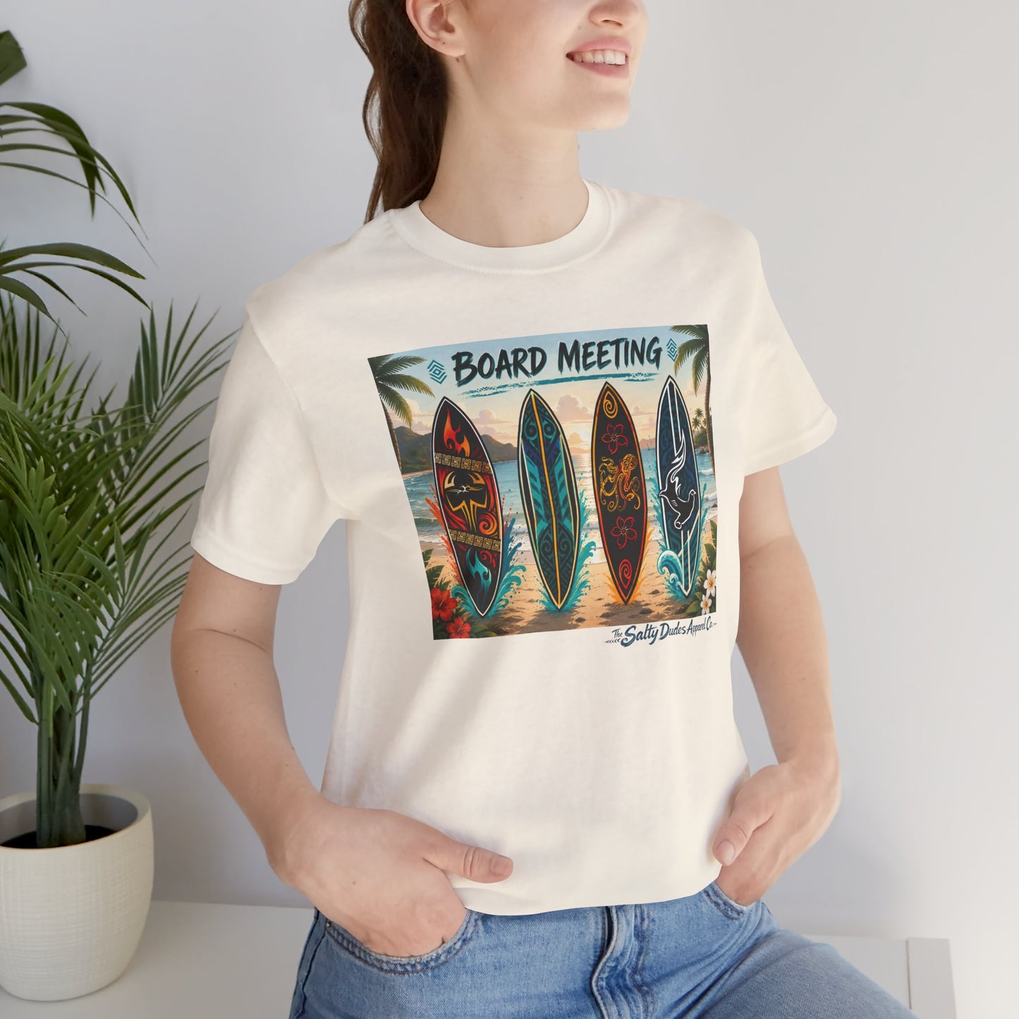 Board Meeting Surfboard Tee – Vintage Beach Surf T‑Shirt