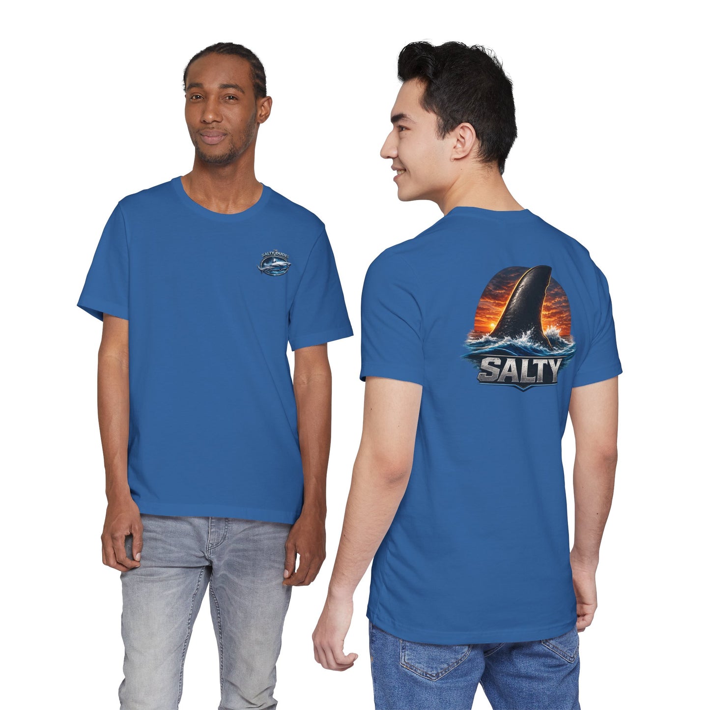 Salty Shark Tee — Ocean Shark Fin Graphic T-Shirt
