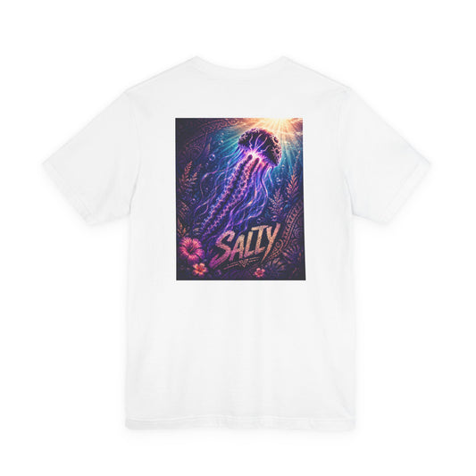 Salty Jellyfish T‑Shirt — Retro Ocean Graphic Tee