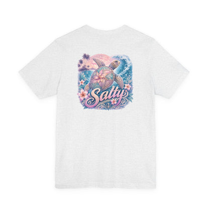 Salty Sea Turtle Graphic Tee — Tropical Beach Vibes Shirt