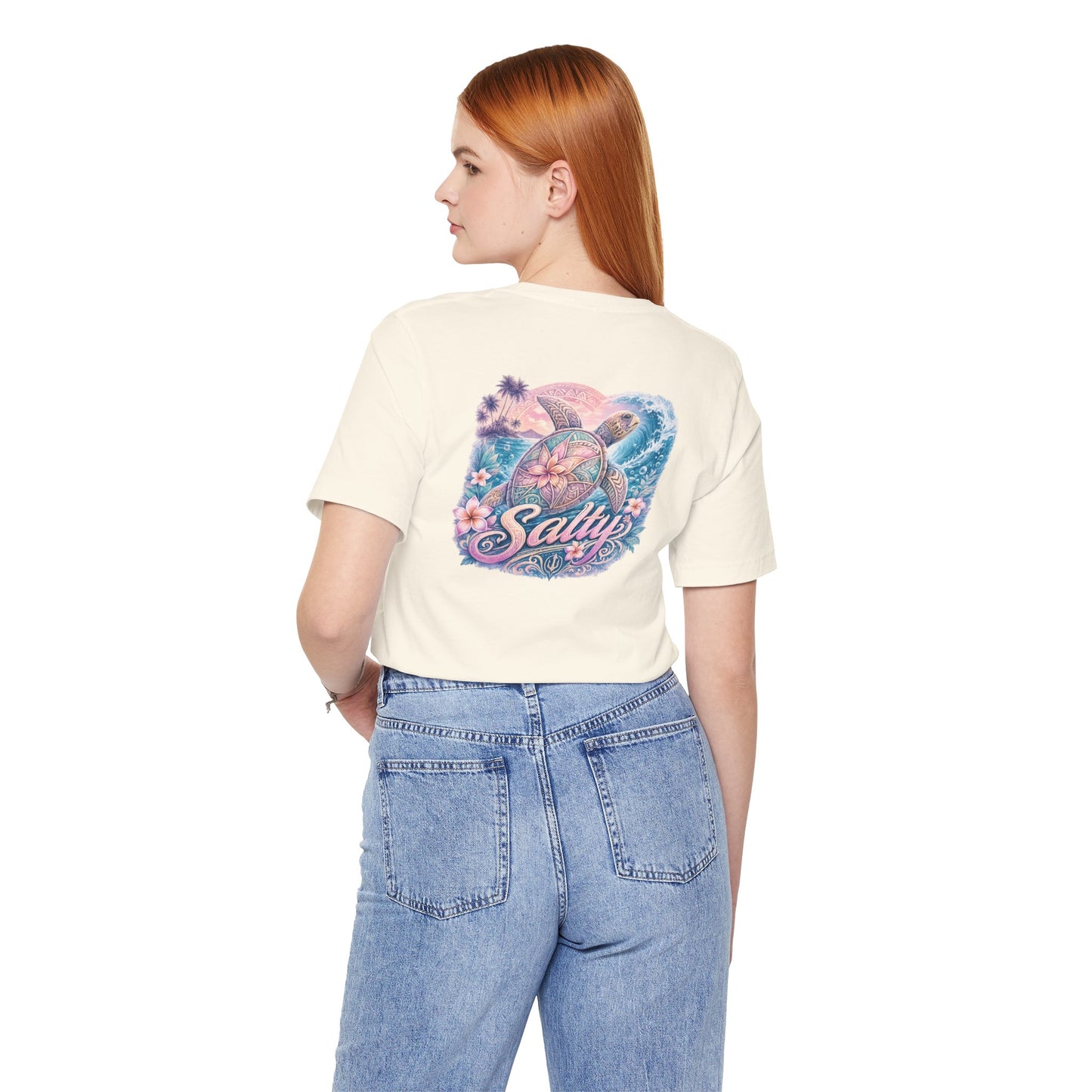 Salty Sea Turtle Graphic Tee — Tropical Beach Vibes Shirt