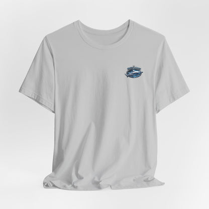 Wave Hunter Surf T‑Shirt — Tropical Surfing Graphic Tee ("Wave Hunter")
