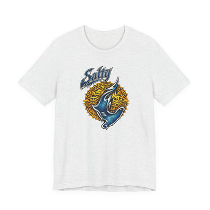 Salty Hammerhead Shark Tee — Ocean Graphic Short Sleeve Shirt